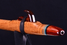 Fiddleback Namamau Native American Flute, Minor, Mid F#-4, #H39F